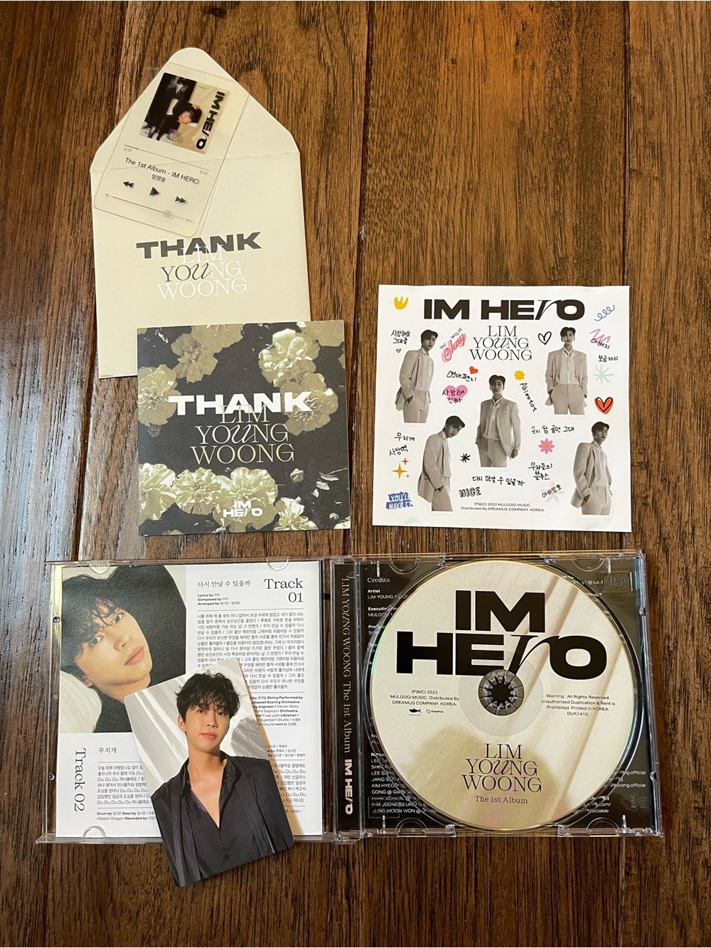 Dreamus LIM YOUNG WOONG - 1st Album IM HERO [Jewel Case ver.] VERSION B
